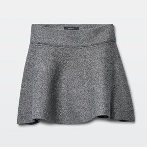 Aritzia Talula Knit Mini Skirt size XS Black/White Salt Pepper Color